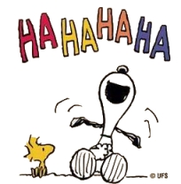 snoopy laughing 1